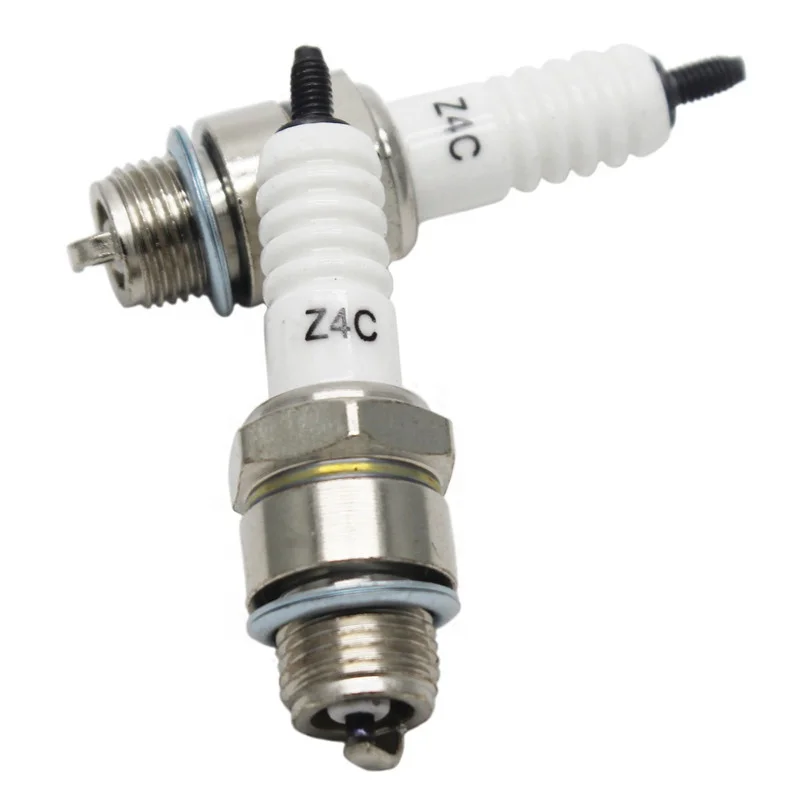 2pcs Z4c Spark Plug 80cc Motor Engine Motorized Bicycle Moped Scooter