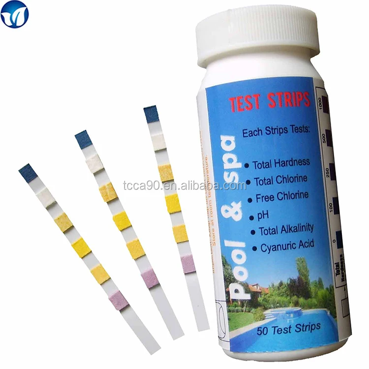 Water Quality Test Strips 6 Parameters 50/100 Strips Water Test Kit For