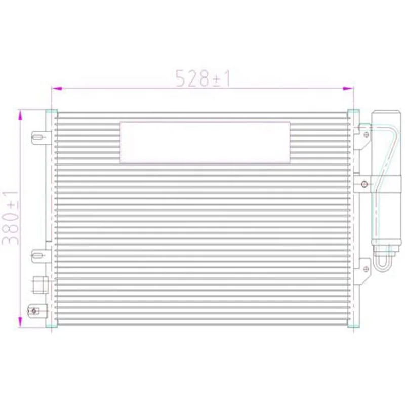 Auto Ac Condenser 7700428083 8200086193 8200106950 8200757789 For
