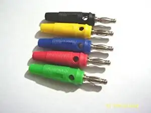 1000pcs 4MM Nickel Plated Banana Plug FOR Probes BINDING POSTadapter