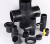 HDPE water pipe fittings reducer/union/elbow/flange/valves/tee hot welding