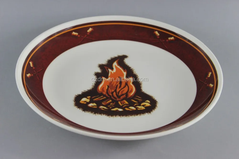 Deep Melamine Soup Plate In 10"