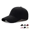 High Quality Logo Custom Black New Blank Plain Cotton Sport Hats 6 Panel Baseball Cap