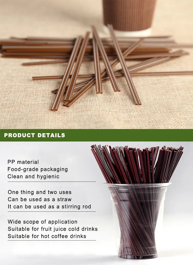 Disposable Plastic Stir Stick Coffee Straws With Two Holes Buy Straw