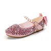 Sequin Girls Princess Party Shoes Dress shoes for Pageant Wedding flower girl shoes to match evening dress