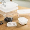 Fullstar plastic Food Storage Box with Lids - Airtight Leak Proof Easy Snap Lock Clear Plastic Container Set