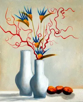 Simple Design Flower Vase Oil Painting Buy Simple Design Oil