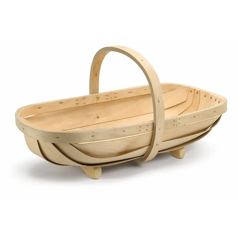 Boat Shape Wood Chip Basket Use For Storage Fruit/food/vegatable - Buy ...