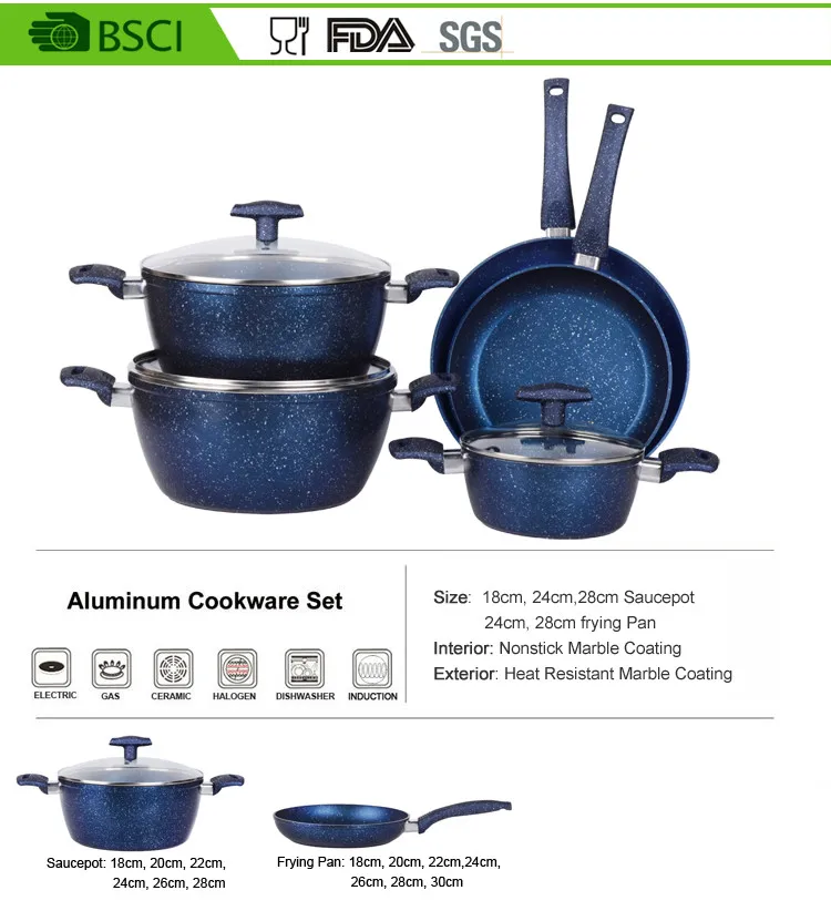 Heat Resistant Marble Coating Handle Nonstick Korkmaz Cookware Buy