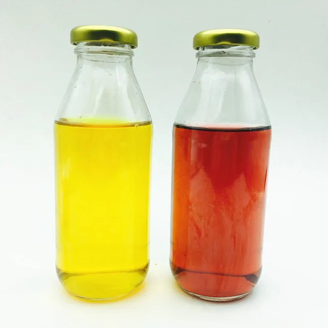 Sri Lanka Custom12oz 350ml Empty Round Glass Orange Juice Bottle With