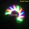 new Hot selling OEM 17 text and photos LED finger gyro spinner