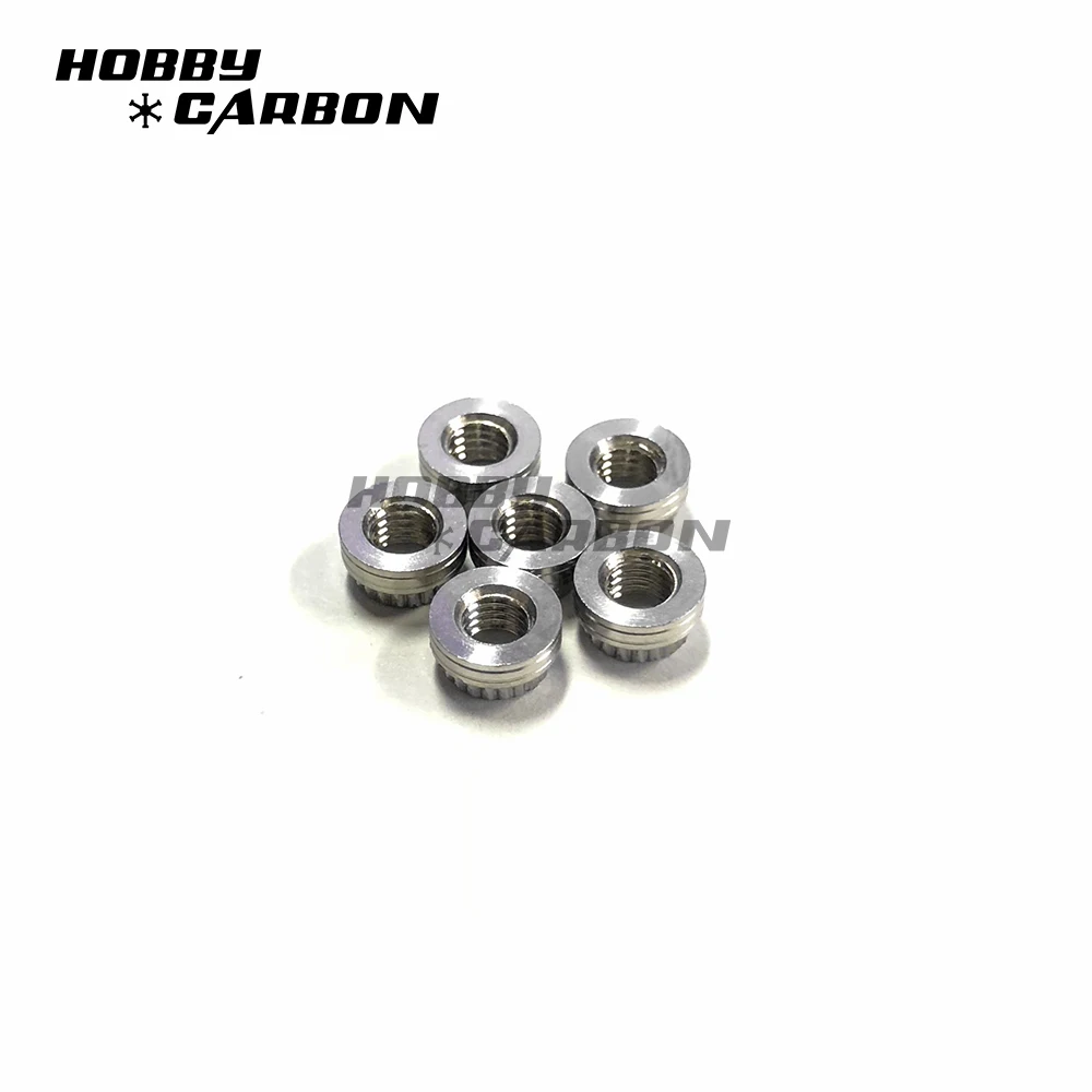 Hardware Fasteners M3 Knurled Aluminum Press Nuts For Drones Frames