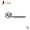 Solid casting stainless steel lever type door handle with plate
