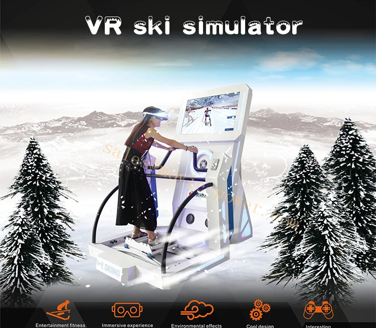 Wow Effect Amusement Game Machine Vr Alpine Ski Racing Electronic