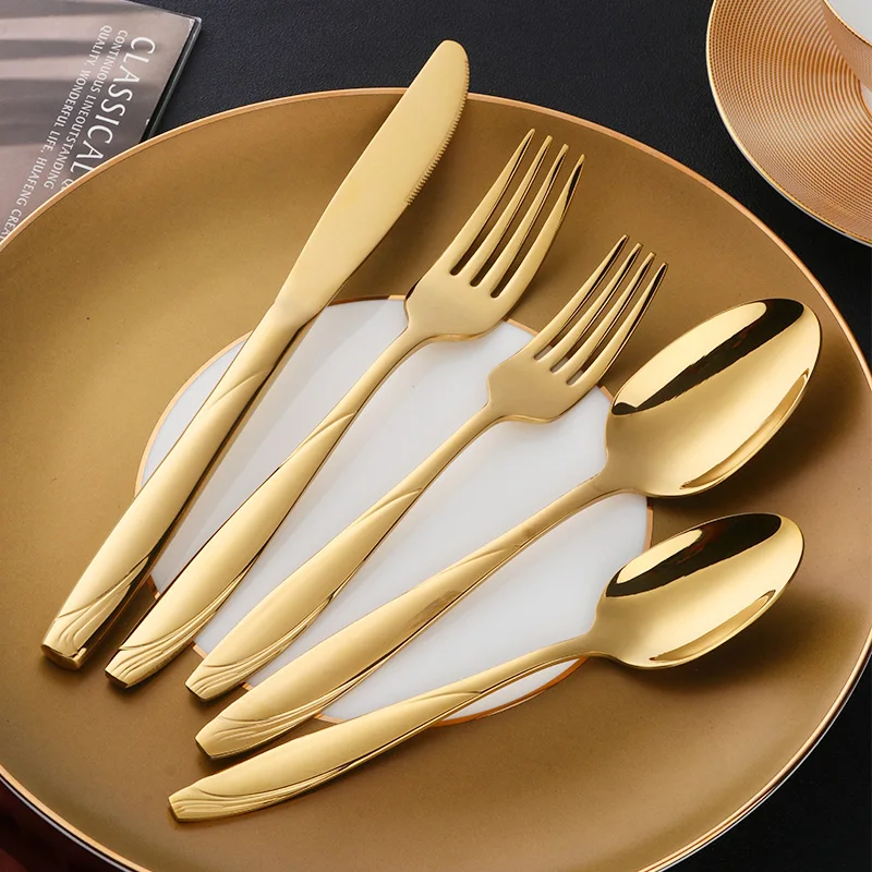 Luxury Hotel Restaurant Stainless Steel 18/10 Cutlery Set With Box Buy Cutlery Set,Luxury