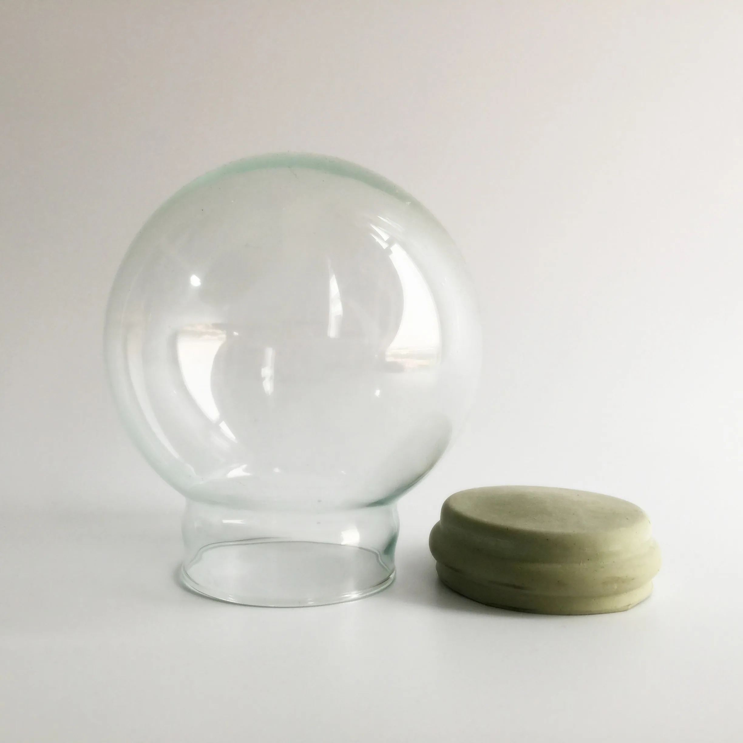 65mm Diy Empty Glass Snow Globe With Rubber Plug Buy Glass Snow Globe
