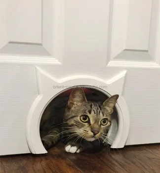 Interior Cat Door Hidden Litter Box Pet Door For Cats Up To 21 Lbs