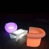 portable modern bar night club 16 colors changing lighted egg sofa chair outdoor lounge furniture sofa with remote control
