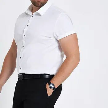 casual short sleeve mens shirts