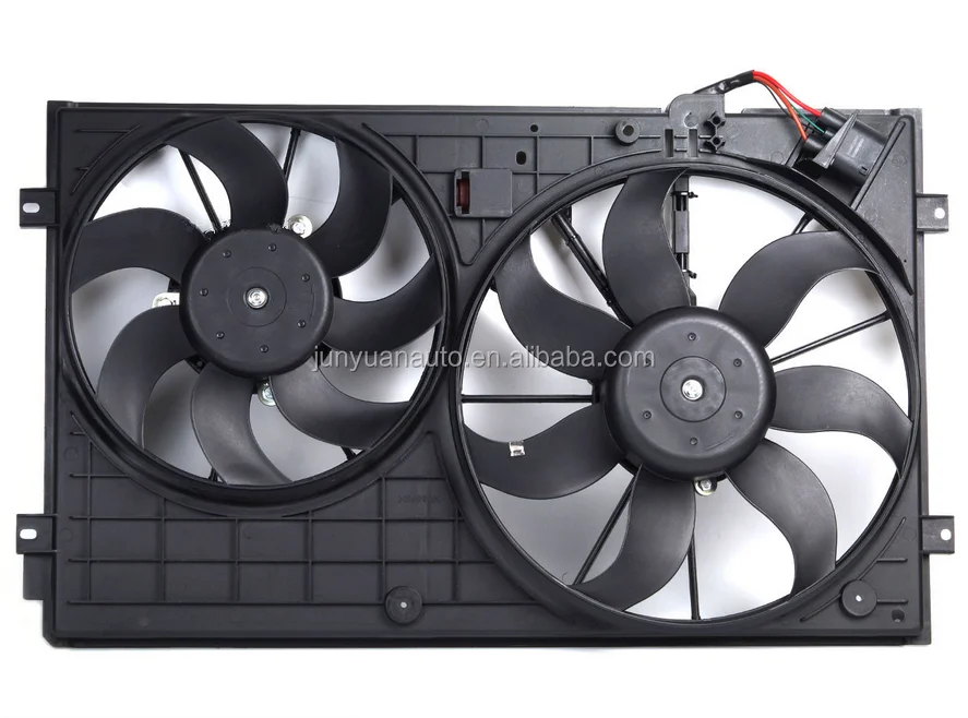 12 Volt Dc Exhaust Car Cooling Fan Motor Assembly Parts For Vw