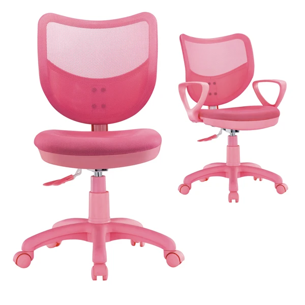 Pink girl kids children mesh chair for home office