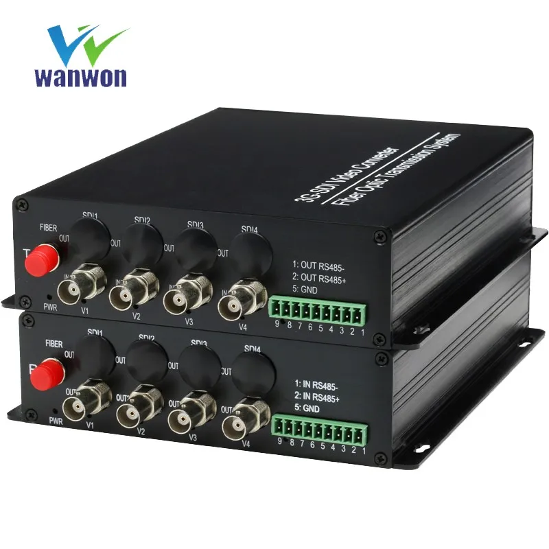 2 Ports 3g Hd Sd Sdi Trans Range 040 Km Single Fiber Quad Sdi