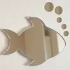 Acrylic Fish, Floating Bubbles Mirror
