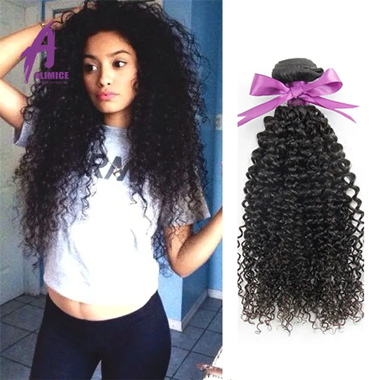 Accept Paypal Short Curly Brazilian Hair Extensions Factory Price Cheap