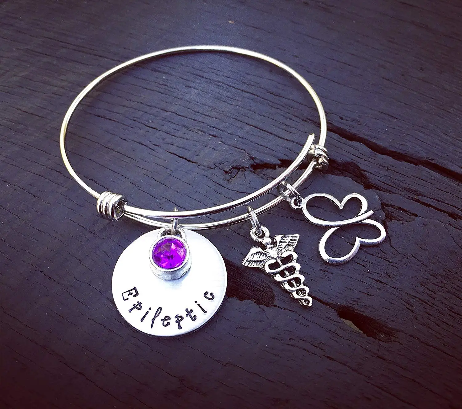 Free Epilepsy Bracelet Find Deals On Get Quotations Epileptic Bracelet Epilepsy Jewelry Medical Alert Gift For