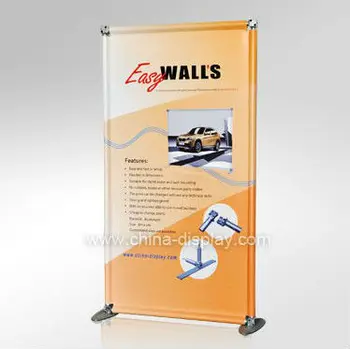 Outdoor Waterproof Free Standing Banner Stand With Durable