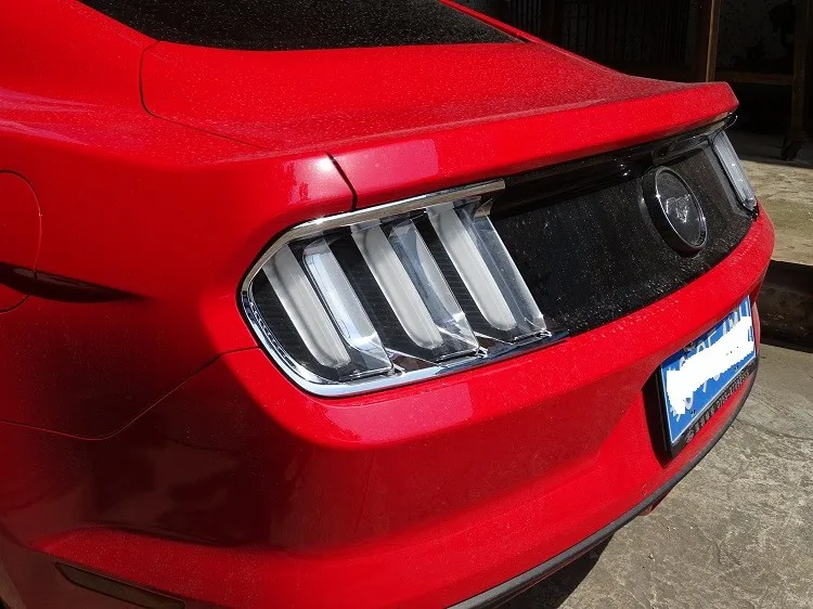 Plastic Auto Parts Chrome Tail Light Cover For 2017 2016 Ford Plastic Auto Parts Chrome Tail Light Cover For 2017 2016 Ford Mustang