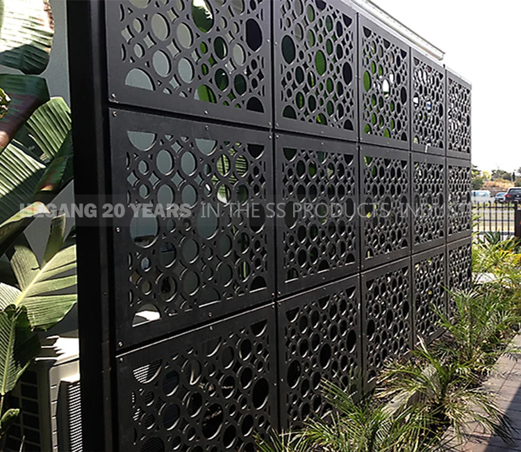 Stainless Steel Metal Facade Panel Perforated Privacy Screen Balcony ...