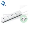 white power boards 4 gang with 3 pin power plug
