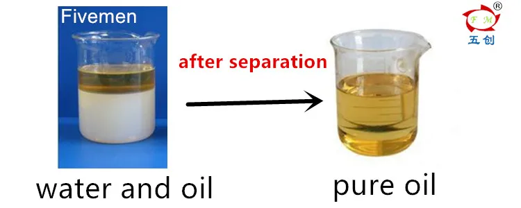 oil water