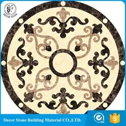 factory round wood floor medallions