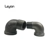 3/4 inch NPT coating Rustic Industrial Plumbing 92 Street Elbow female male Industrial Cast Iron Pipe Fittings for Decoration