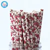 New product ideas 2019 baby shower wedding decoration mothers day souvenir cup cake flag creative paper straw
