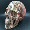 Leopard Skin Jasper Carved Natural Jasper Stone Crystal Skulls For Crafts