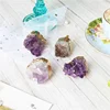 Home decoration natural crystal agate cabinet Amethyst druse door knob