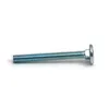 Zinc Plated 1/4 Inch 20 x 2 1/2 Inch Flat head Carriage Bolts Full Thread