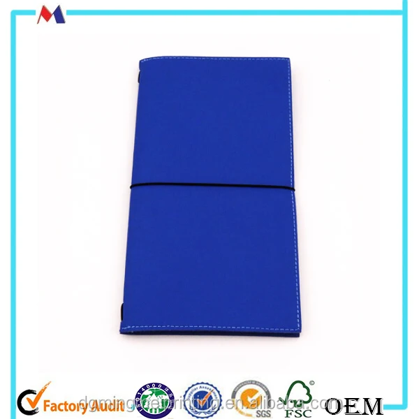 Elastic Band Pocket Leather Notebooks,Elastic Band Notebook Diary