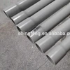 Grey color Peru market 1" fire-proof PVC conduit with socket bell pipe