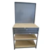 garage workshop custom 72 inch tool cabinet worktable wooden height adjustable work table with drawers