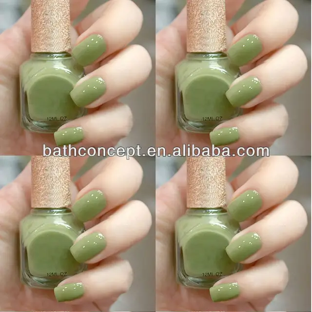 green nail polish