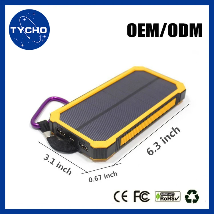 Large Battery Portable Power Bank Rechargeable Solar Power Bank Smart Solar Power Bank - ANKUX.COM
