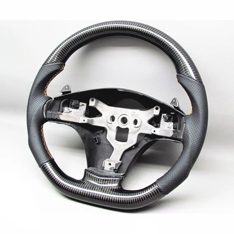 Auto Carbon Fiber Racing Car Steering Wheel For Chevy Corvette C6 Z06
