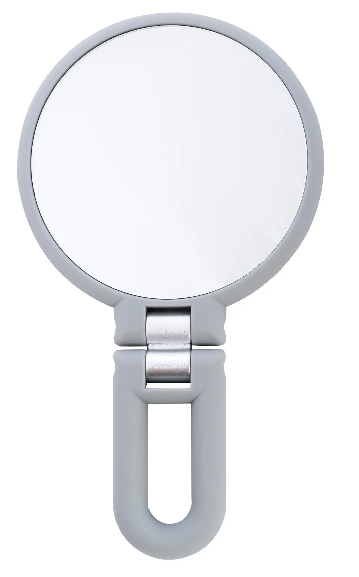 Buy Danielle Creations Soft Touch Gray Folding Hand Held Mirror 15x 