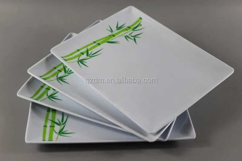 Foodgrade Melamine Square Plate ,Dessert Plate
