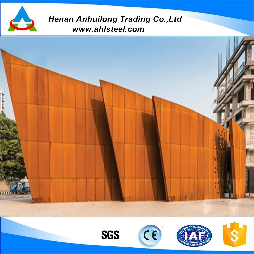 Rusty Red Corten Steel A Metal Curtain Wall Manufacturers Rusty Red Corten Steel A Metal Curtain Wall Manufacturers Product On Alibaba