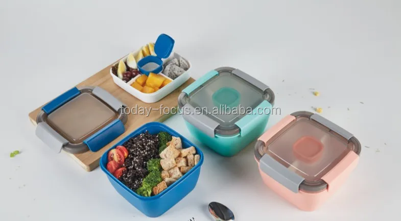 Kitchen Gadget 2024 New Arrivals Salad Lunch Container Box With Tray   HTB1.vB9bkL0gK0jSZFtq6xQCXXaK 